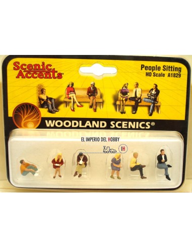 WOODLAND SCENICS PEOPLE SITTING