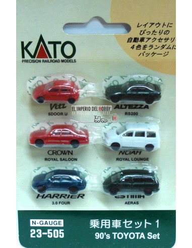 KATO SET 90's TOYOTA 6 CARS
