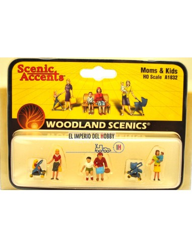 WOODLAND SCENICS MAMÁS Y NIÑOS