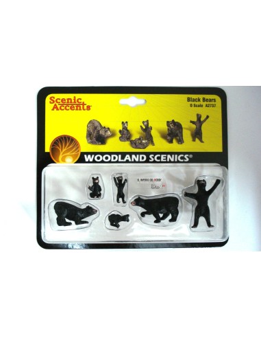 WOODLAND SCENICS BLACK BEARS