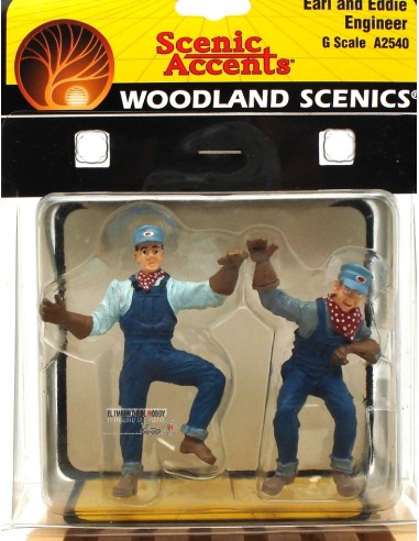 WOODLAND SCENICS EARL AND EDDIE ENGINEERS