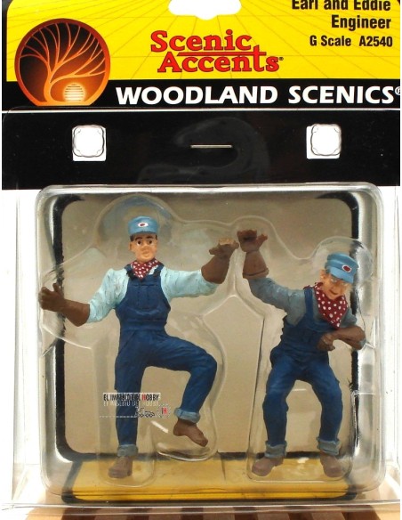 WOODLAND SCENICS INGENIEROS EARL Y EDDIE