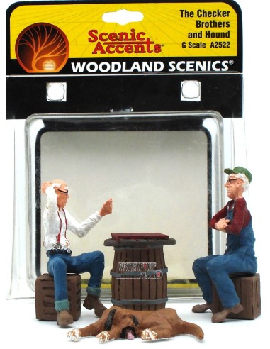 WOODLAND SCENICS THE CHECKER BROTHERS AND HOUND