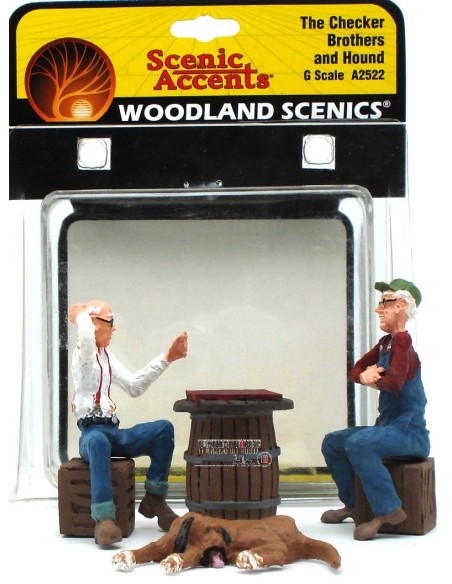 WOODLAND SCENICS LOS HERMANOS CHECKER Y EL SABUESO