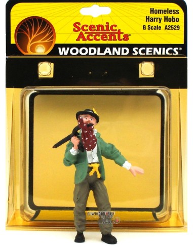 WOODLAND SCENICS EL VAGABUNDO HARRY HOBO