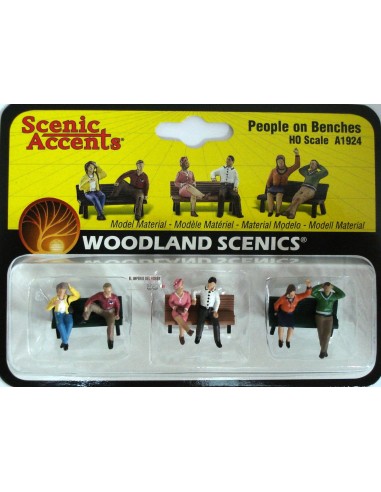 WOODLAND SCENICS PERSONAS EN BANCO