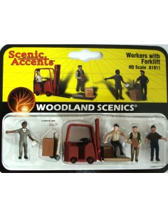 WOODLAND SCENICS GABELSTAPLERARBEITER