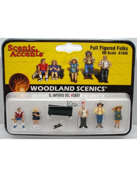 WOODLAND SCENICS FULL FIGURED FOLKS
