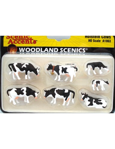 WOODLAND SCENICS HOLSTEIN COWS