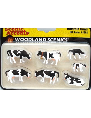 WOODLAND SCENICS VACAS HOLSTEIN