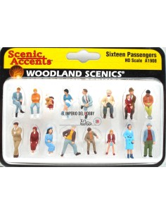 WOODLAND SCENICS 16 PASSAGIERE