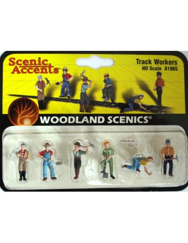 WOODLAND SCENICS TRABAJADORES DEL FERROCARRIL