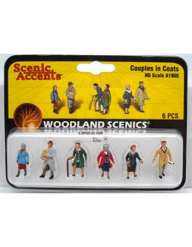 WOODLAND SCENICS PAREJAS CON ABRIGOS