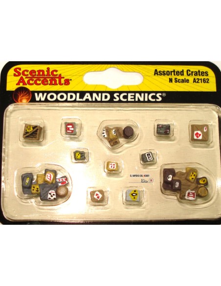 WOODLAND SCENICS ASSORTED CRATES
