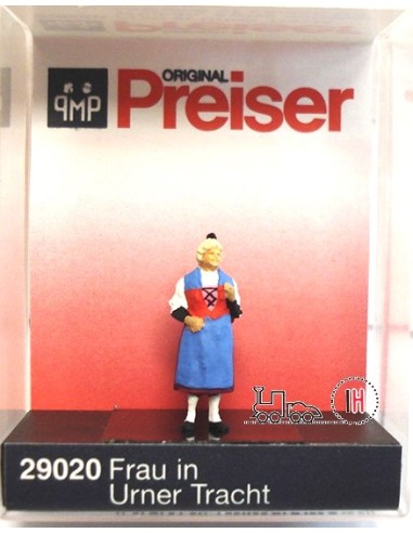 PREISER FRAU IM SCHWEIZER KLEID