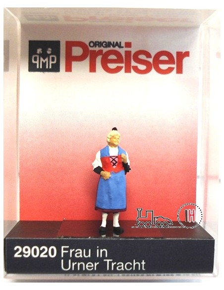 PREISER MUJER CON VESTIDO SUIZO