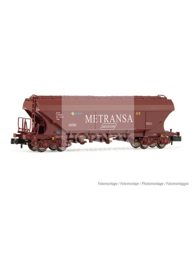 ARNOLD RENFE, 4-AXLE HOPPER WAGON TT5 WITH FLAT WALLS "METRANSA"