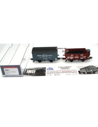 ELECTROTREN UNIFIED AND OPEN CLOSED CAR SET LIMITED SERIES FOR THE A.A.F.G.