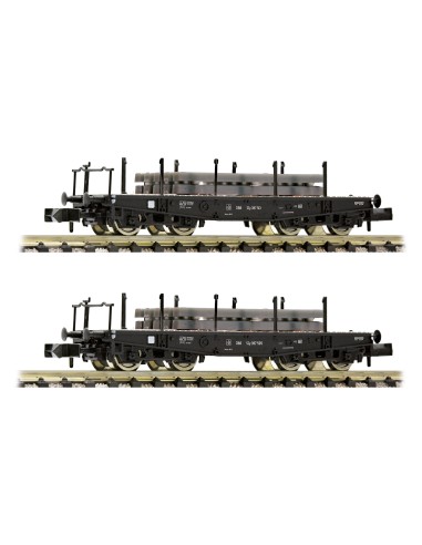 FLEISCHMANN  SET OF 2 PLATFORM WAGONS FOR HEAVY LOADS ÖBB