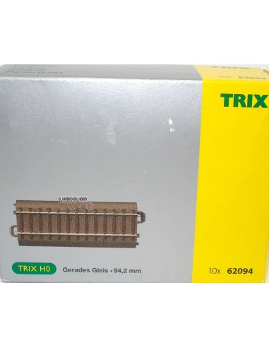 TRIX 10 VÍAS RECTAS 94´2 mm