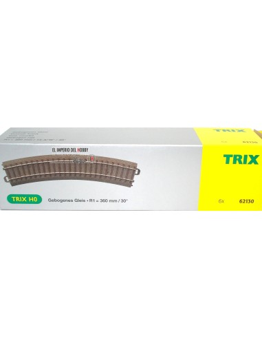 TRIX 6 CURVED TRACKS R1