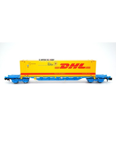 ARNOLD RENFE, MMC CONTAINER CARRIER WAGON WITH "DHL" CONTAINER
