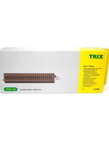 TRIX 10 STRAIGHT TRACKS 188'3 mm