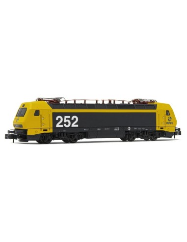 ARNOLD RENFE, LOCOMOTORA ELÉCTRICA 252-016, DECORACIÓN "TAXI" ORIGINAL DIGITAL DCC