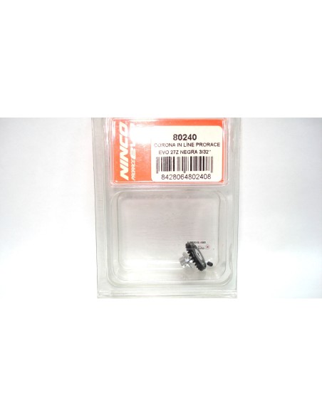 NINCO IN LINE PRORACE EVO 27z SCHWARZE KRONE 3/32"