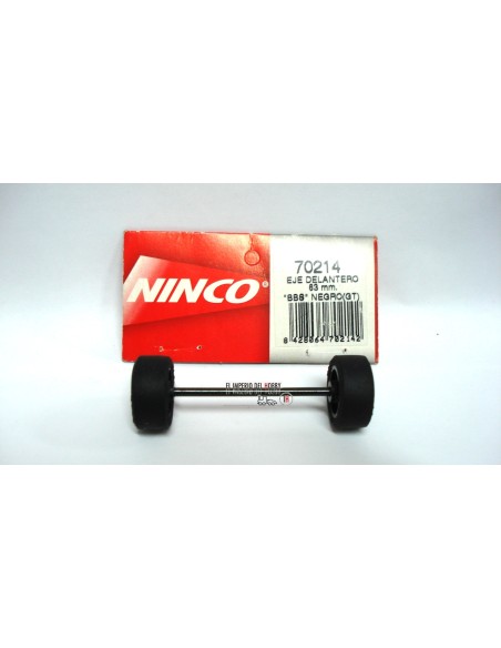 NINCO VORDERACHSE 15 X 8´3 BBS SCHWARZ (GT) 63 mm