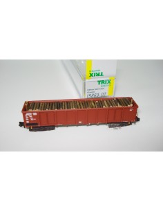 MINITRIX GÜTERWAGEN MIT HOLZSCHEIBEN