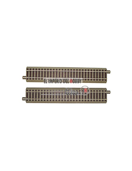 ROCO 2 STRAIGHT TRACKS G200 WITH BALLAST, GEOLINE