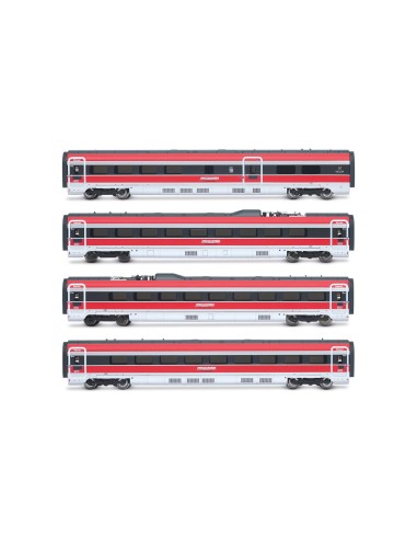ARNOLD IRYO, SET DE 4 COCHES INTERMEDIOS DE FRECCIAROSSA ETR 1000
