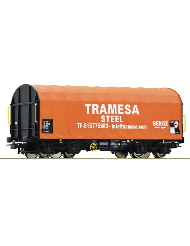 ROCO RENFE, VAGÓN DE LONAS CORREDIZAS "TRAMESA"