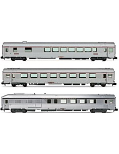 ARNOLD SNCF, SET DE 3 VAGONES CLIMATIZADOS TEE "MISTRAL"...
