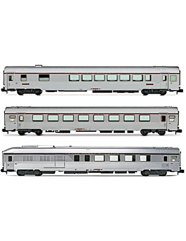 ARNOLD SNCF, SET DE 3 VAGONES CLIMATIZADOS TEE...