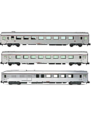 ARNOLD SNCF, SET OF 3 AIR-CONDITIONED CARRIAGES...