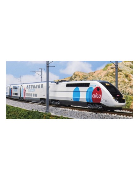 MFTRAIN OUIGO SPANIEN, BASIS-SET MIT 5 TGV-Euroduplex-WAGEN
