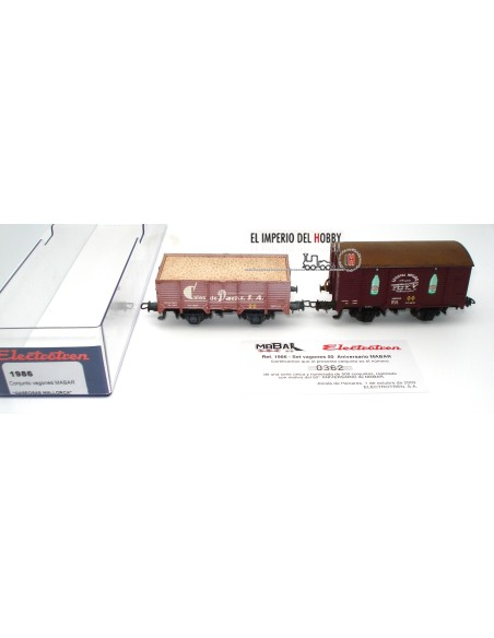 ELECTROTREN  "GASEOSAS MALLORCA" CARRIAGE SET